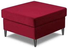 Czerwony aksamitny podnóżek Kyoto – Cosmopolitan Design