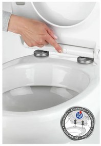 Deska sedesowa OTTANA BEIGE - Duroplast, wolnoopadająca, WENKO