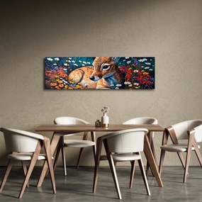 Obraz - Malowany jeleń (170x50 cm)