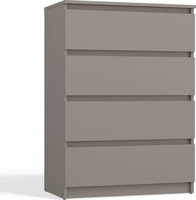 Komoda: 4 szuflady, glina, 40 x 97 x 70 cm