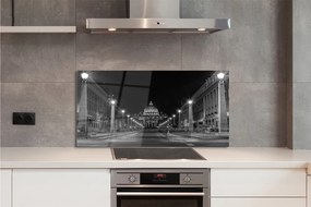 Szkło do Kuchni na Ścianę Droga do Zabytkowej Kaplicy