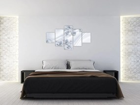 Obraz - kwiatowy wzór (125x70 cm)
