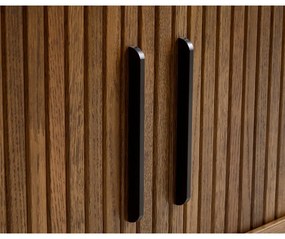 Brązowa szafka pod TV w dekorze dębu 180x56x45 cm Nola – Unique Furniture