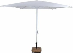 Parasol ogrodowy prostokątny biały 2 x 3 m