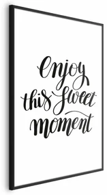 Plakat Enjoy 60x90 cm z ramą czarną bez marginesu ARTGEIST B