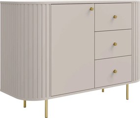Komoda BOLLA 123 cm do Salonu Sypialni Odcienie beżu