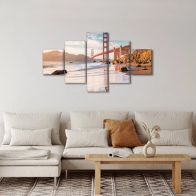 Obraz - Golden Gate Bridge (125x70 cm)