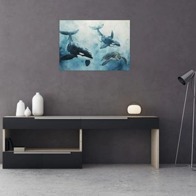 Obraz na szkle - Malowidło podwodne (70x50 cm)