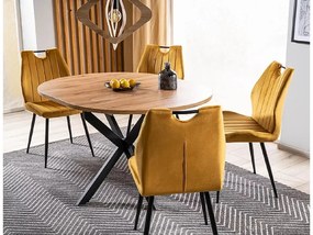 Rozkładany stół jadalniany GASTON 100(135)X100 cm, dekor dąb artisan