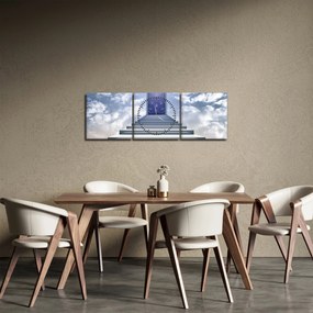 Obraz - Podróż do innego wymiaru (z zegarem) (90x30 cm)