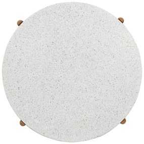 Okrągły stolik ogrodowy z blatem z terrazzo ø 84,5 cm Terracina – House Nordic