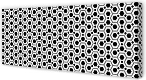 Obraz drukowany na płótnie Geometryczne Sześciokąty