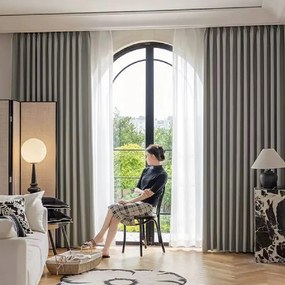 ARÔME HOME Zasłona zaciemniająca beżowa, 135 x 245cm