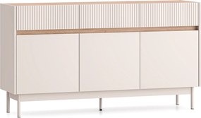 Komoda z szufladami i szafkami Dunea 05, kaszmir