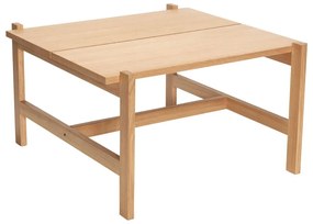Stolik z blatem w dekorze dębu 80x80 cm Dash – Hübsch