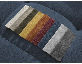 Niebieski podnóżek z tkaniny szenilowej Roxelane – Bobochic Paris