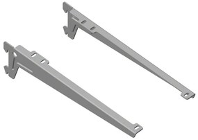 Nośnik ANGLE do ELEMENT SYSTEM, komplet 2 szt., gł. 380 mm, szary