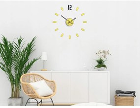 Zegar ścienny naklejany duży nowoczesny akrylowy na ścianę do kuchni salonu