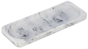 Biało-szara tacka do łazienki Wenko Desio