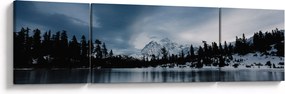 Obraz - Na zamarzniętym jeziorze (170x50 cm)
