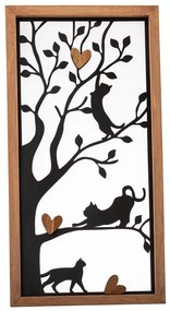 Metalowa dekoracja ścienna 31x61 cm – Dakls