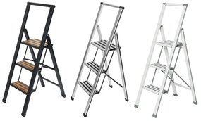 Aluminiowa drabina, 3-stopniowa, WENKO