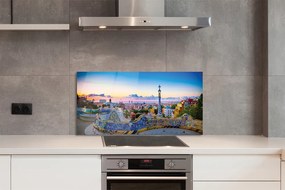 Panel szklany do Kuchni Słoneczna Panorama Hiszpanii