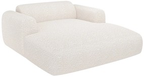 Szezlong 2-osobowy z białej bukli - POGNI marki Maison Céphy