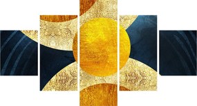 Obraz - Koła (125x70 cm)