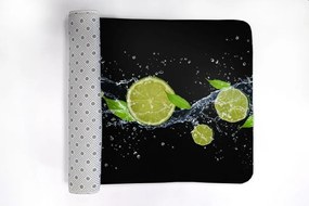 Antypoślizgowy dywanik łazienkowy Antypoślizgowy dywanik łazienkowy Cytrusy Limonka