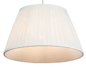 Retro Lampa wisząca - Plisse Biała 35 cm