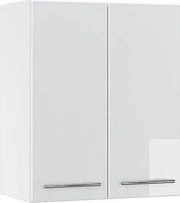 Szafka ścienna biały wysoki połysk 60x34.1x72 fame-line