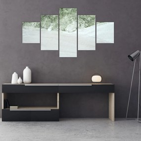 Obraz - Abstrakcja pędzle (125x70 cm)