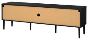 Czarna szafka pod TV 177x57 cm Media – Tvilum