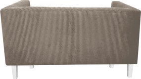 Sofa Monaco : Kolor nogi - Biała, Kolor tkaniny - Paros2/Poso2, Typ tkaniny - Kronos/Poso, Wysokość nogi - 15 cm