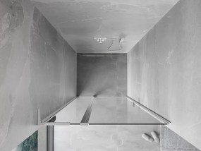 Mexen Mist L drzwi prysznicowe uchylne 100 cm, transparent, chrom - 8A4L-100-000-01-00