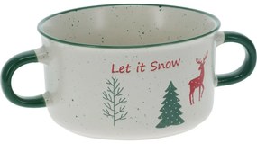 Miska kamionkowa do zupy Let It Snow 625 ml