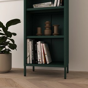 Regał na książki MARIO, 500 x 1800 x 350 mm, Modern: butelkowa zieleń