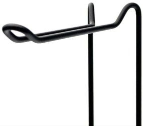 Stojak na papier toaletowy czarny 54 cm
