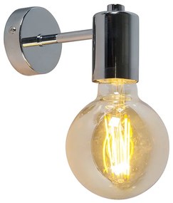 Zestaw 2 Nowoczesnych lamp ściennych chrom - Facil Nowoczesny Oswietlenie wewnetrzne