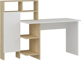 Biurko Bugra White and Oak