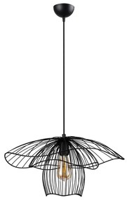 Czarna lampa wisząca Squid Lighting Root, wys. 123 cm