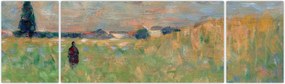 Obraz - Georges Seurat, A Summer Landscape, reprodukcje (170x50 cm)