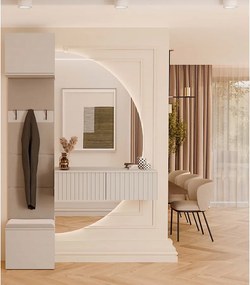 Wieszak HAGA 1W | Kaszmir | 50x35x238 cm | Wieszak