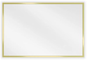 Mexen Loft lustro łazienkowe prostokątne 60 x 40 cm, rama złota - 9852-060-040-000-50