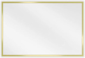 Mexen Loft lustro łazienkowe prostokątne 60 x 40 cm, rama złota - 9852-060-040-000-50