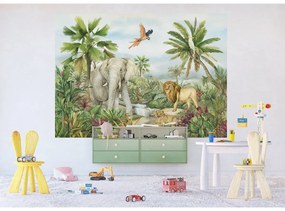 Fototapeta dla dzieci Colourful Jungle 252 x 182cm, 4 części