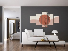Obraz - Boho leaves N⁰1 (125x70 cm)