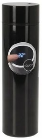 EH Termos ze stali nierdzewnej z termometrem Temp 450 ml, czarny
