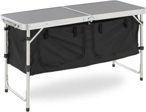 Wielofunkcyjny stół kempingowy - 2 pojemniki składane